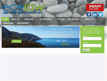 Tablet Screenshot of ecelaw.ca